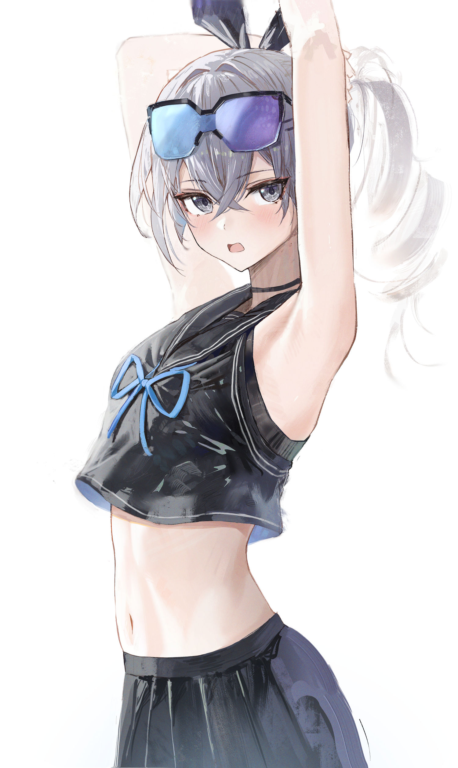 銀狼插画图片壁纸