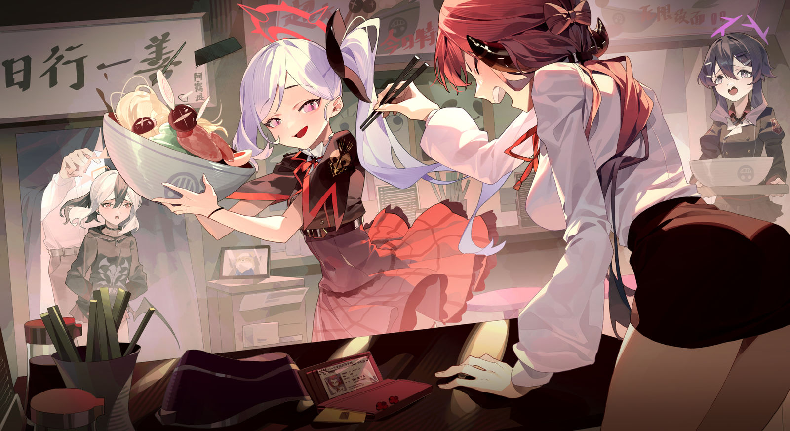 便利屋68的用餐时间插画图片壁纸