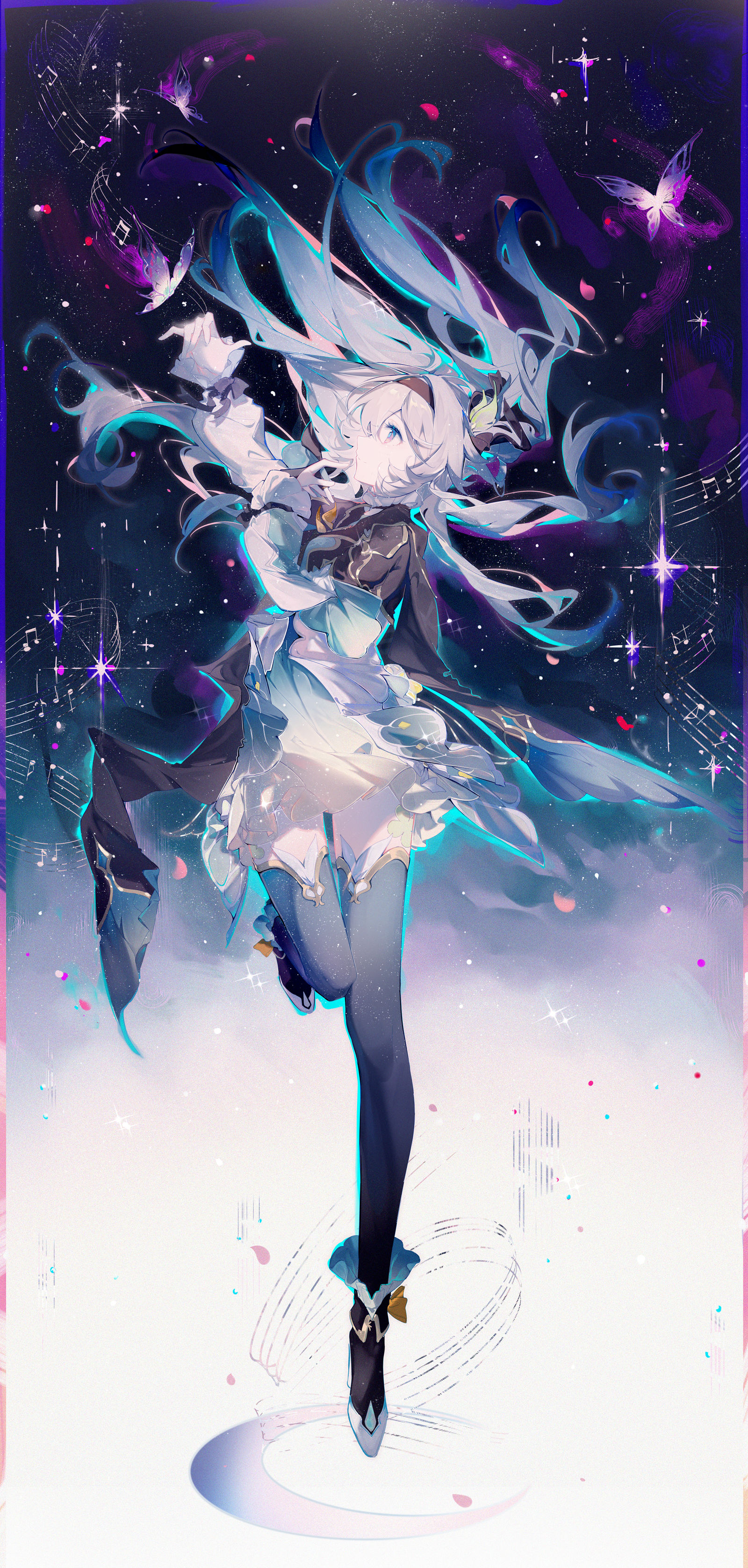 「流光之萤」插画图片壁纸