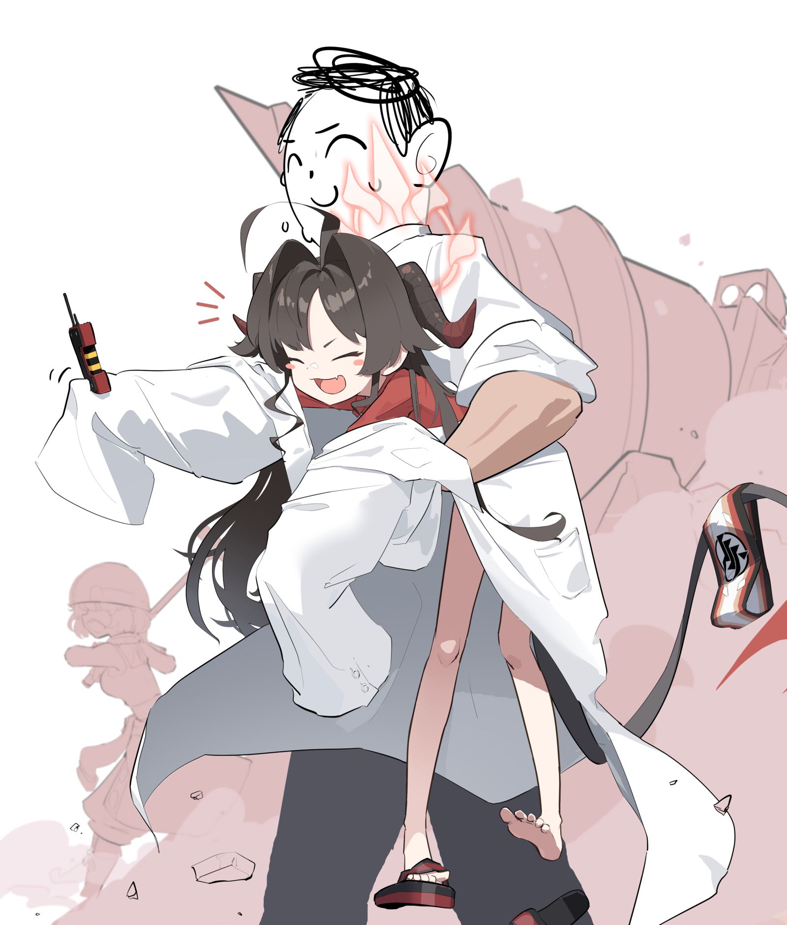 鬼怒川カスミ插画图片壁纸