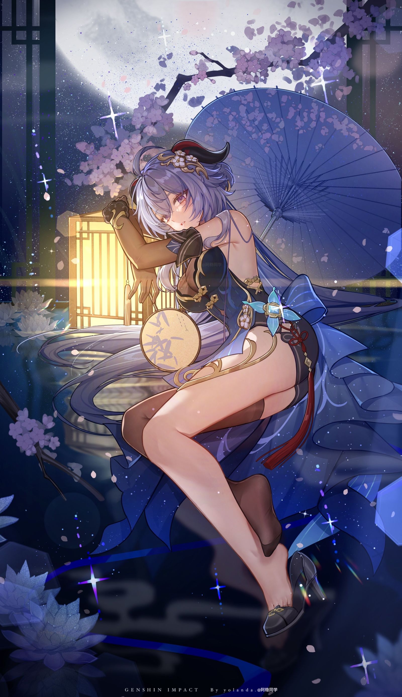ganyu插画图片壁纸