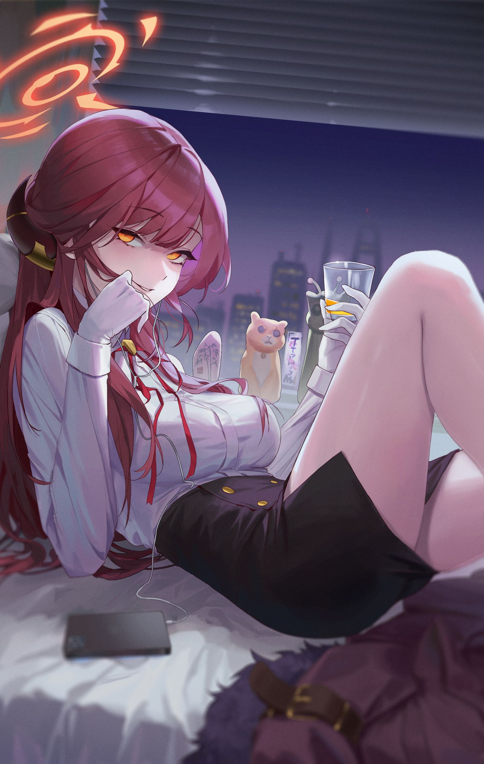 陆八魔阿尔插画图片壁纸