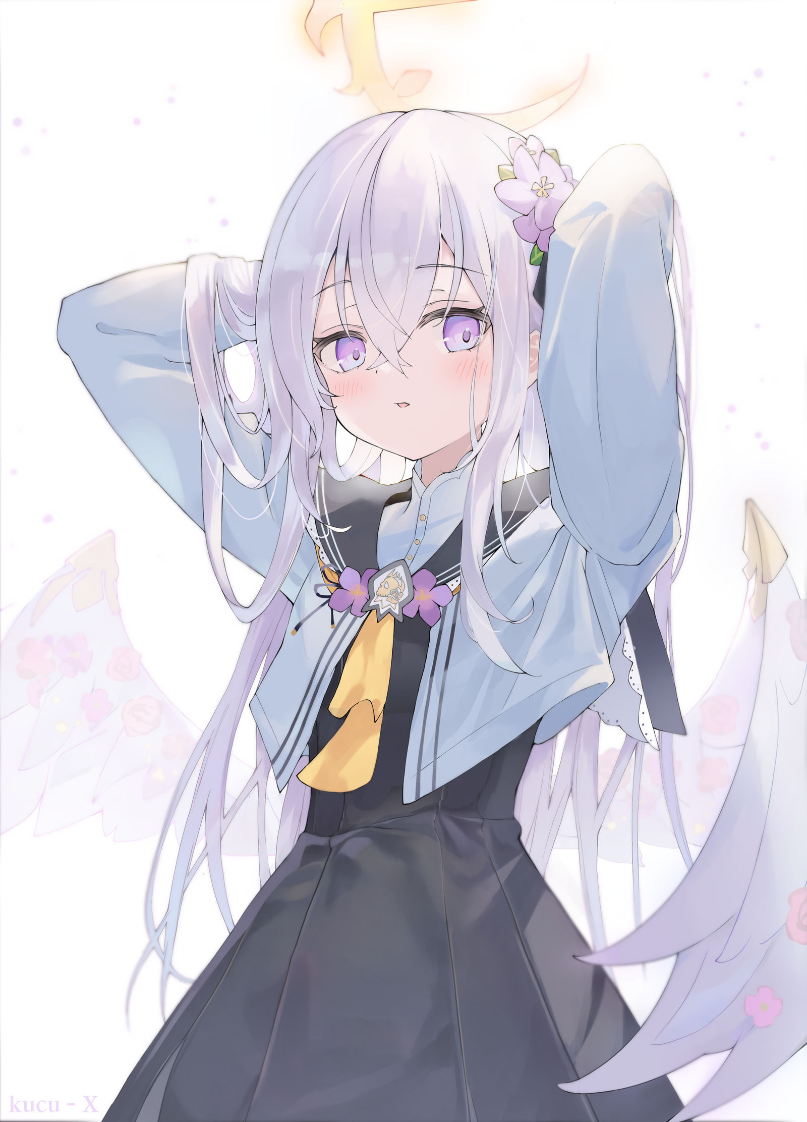 梓（花旗）插画图片壁纸