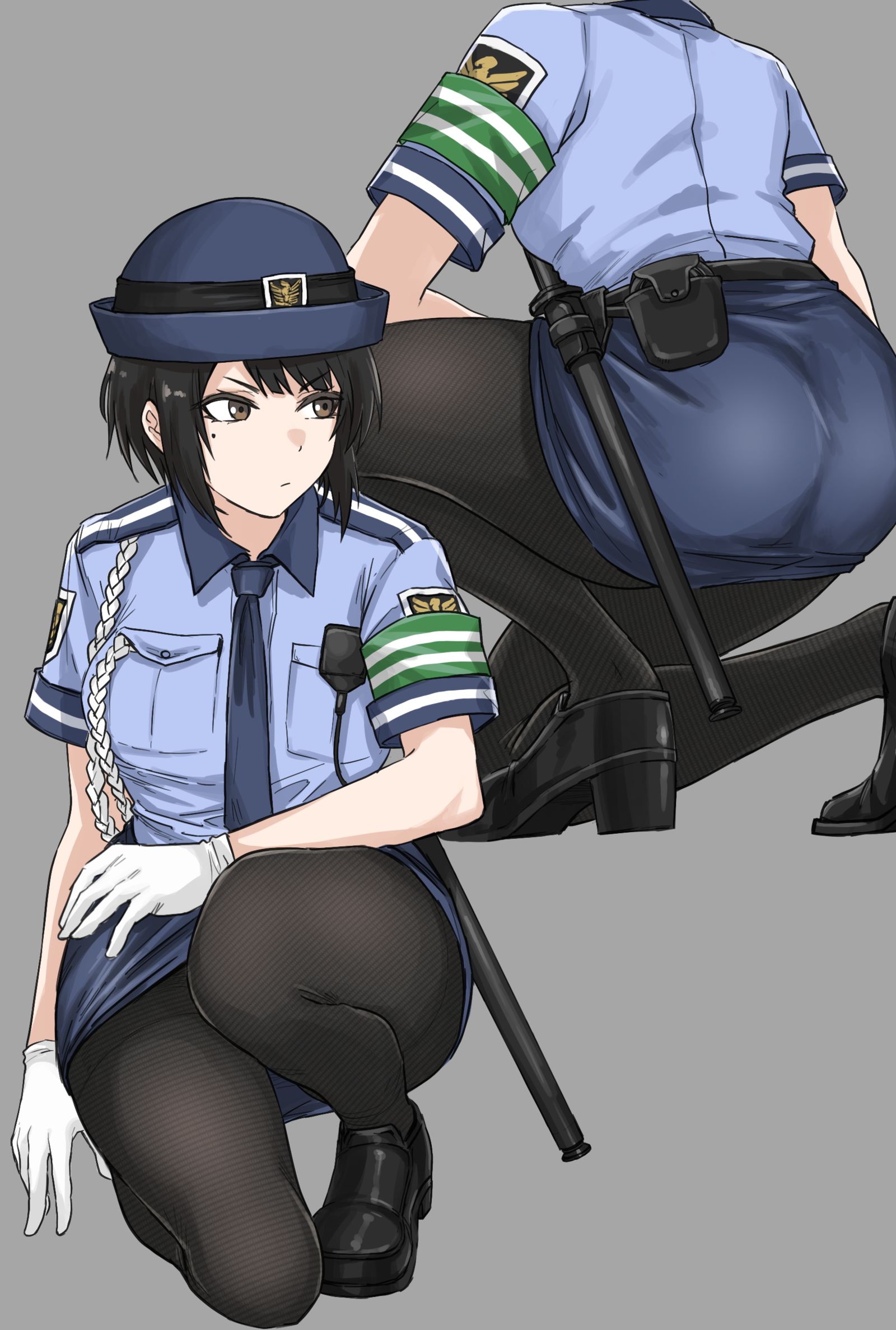 女警插画图片壁纸