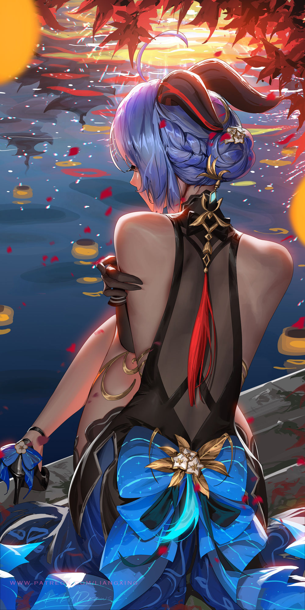 Ganyu New skin插画图片壁纸
