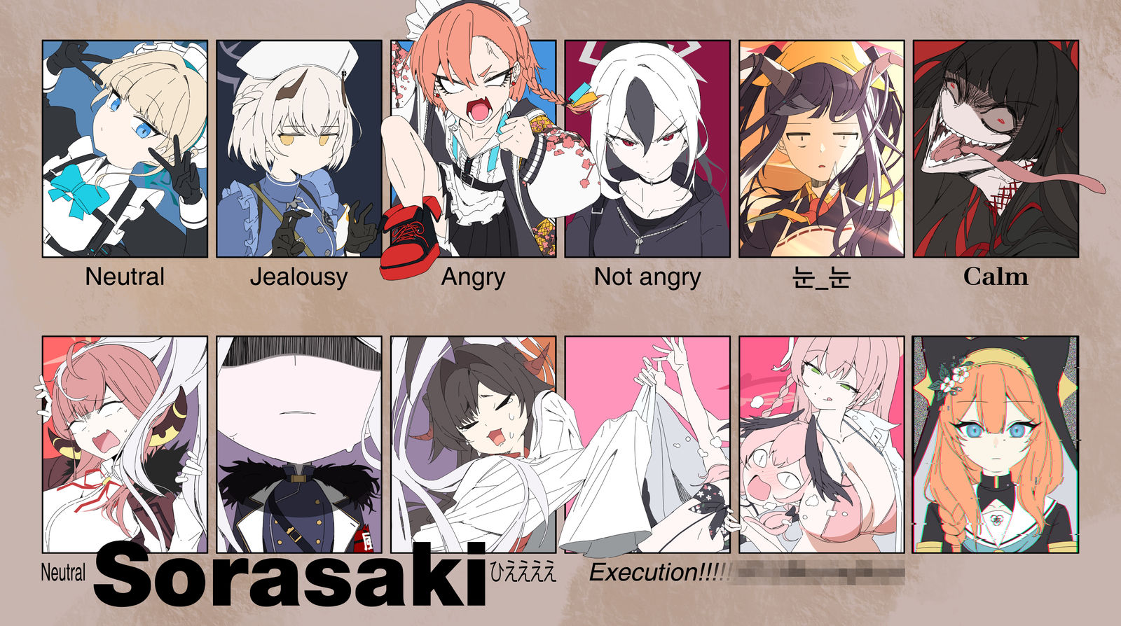 恶心的表情插画图片壁纸