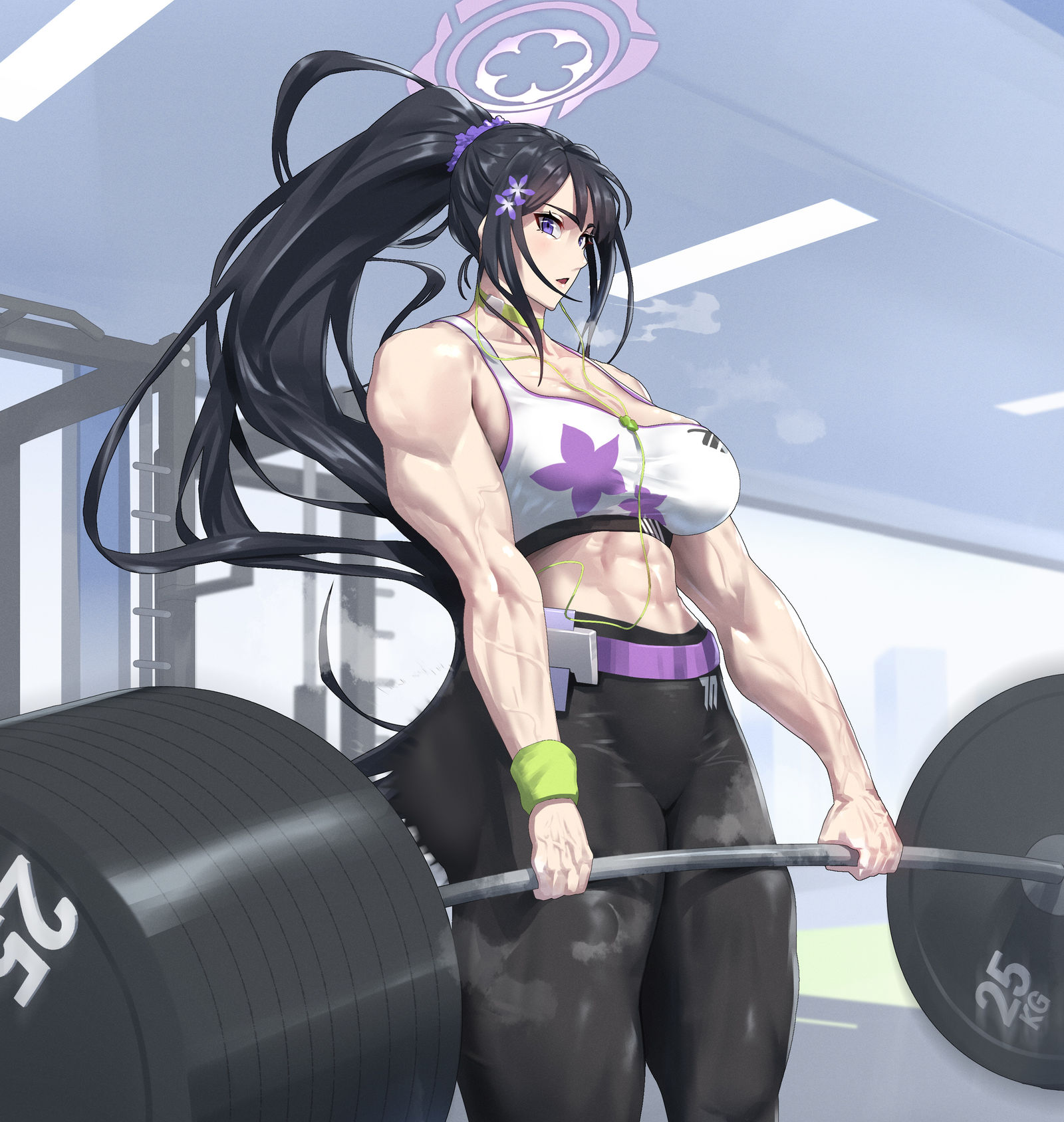 无题-乙花スミレ肌肉娘
