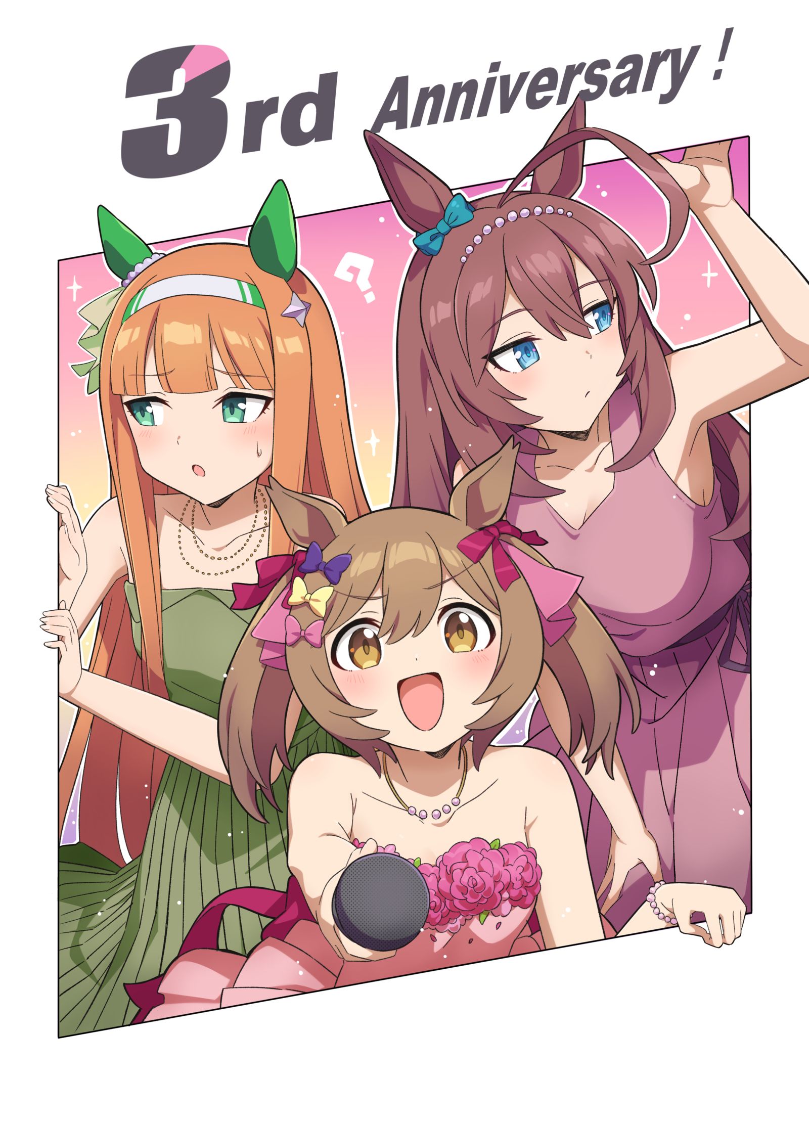 祝马娘3周年！！插画图片壁纸