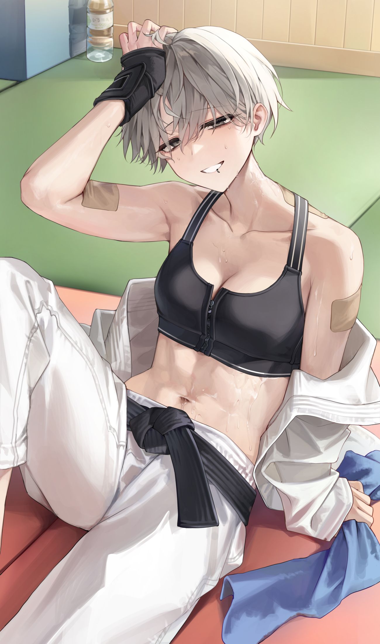 “谢谢你陪我练习，下次也拜托你了。”