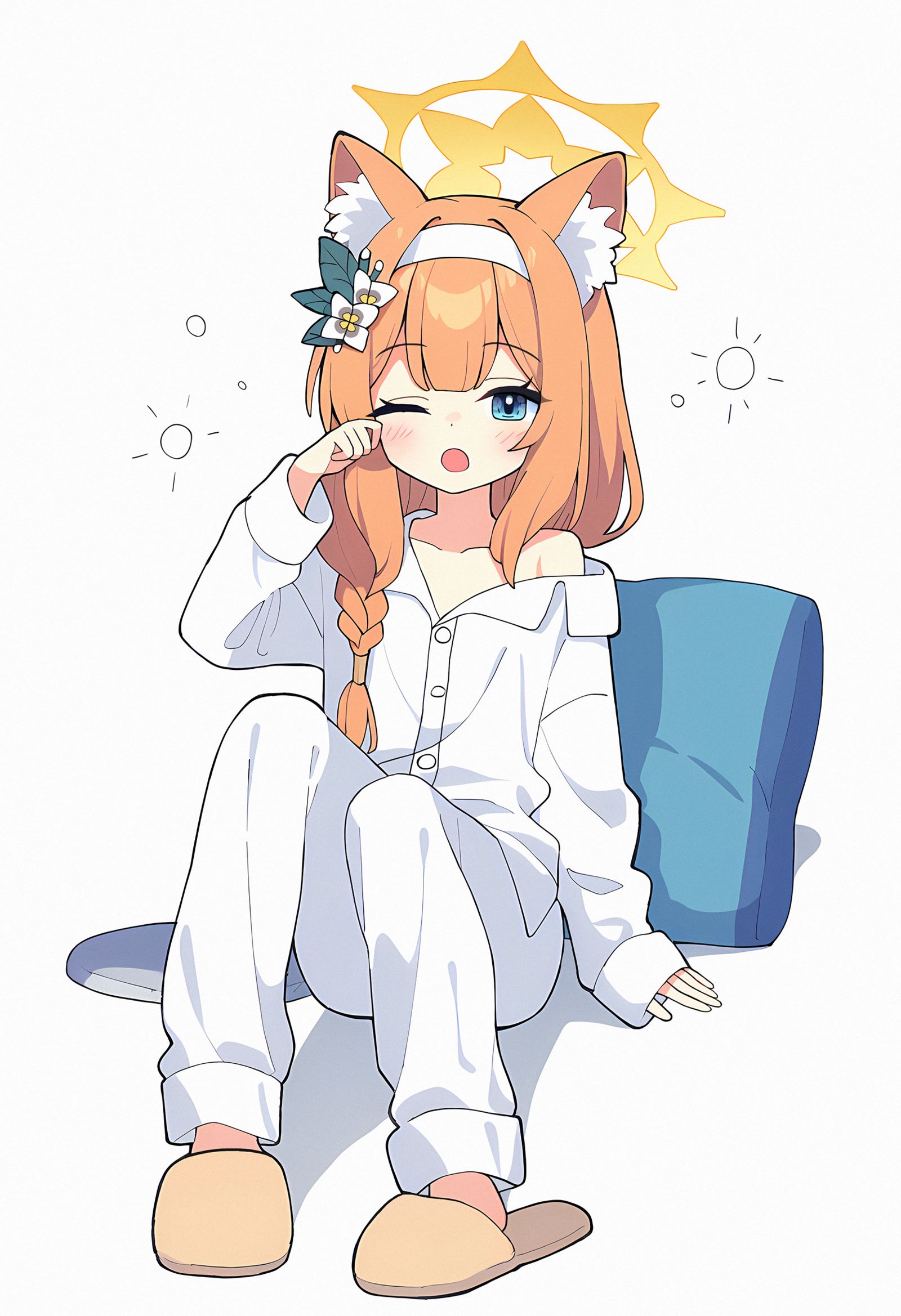 玛丽插画图片壁纸