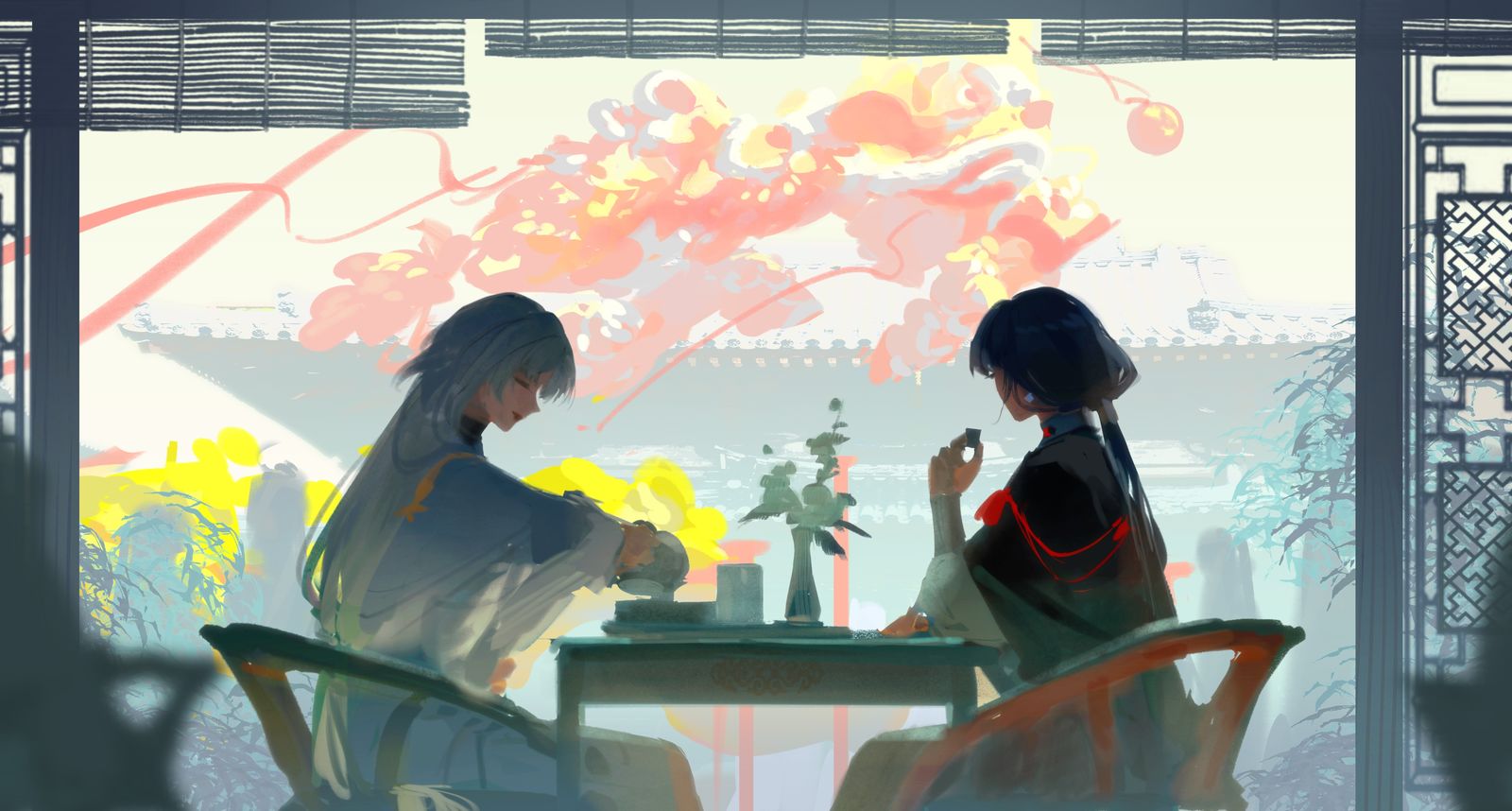 舞狮与茶道