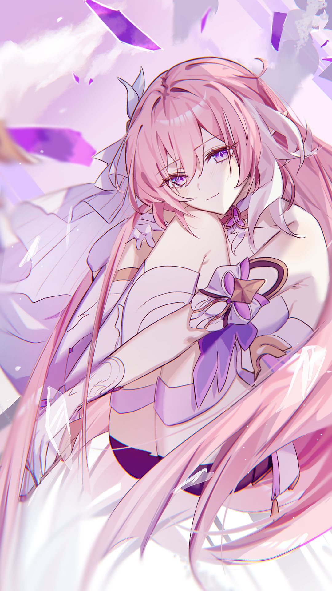 无瑕的少女插画图片壁纸
