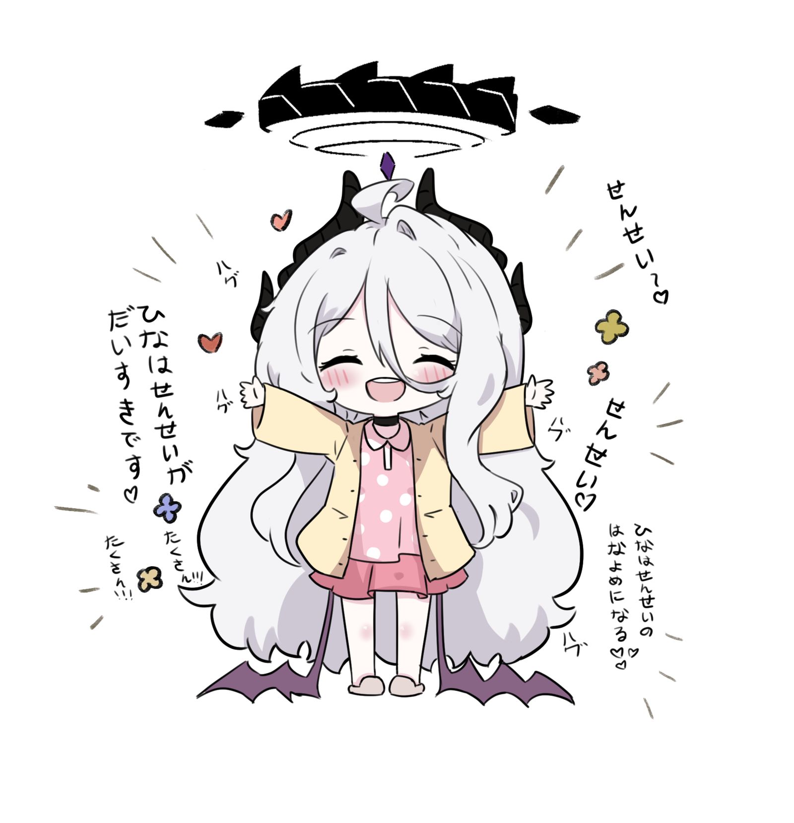 可爱的姑娘插画图片壁纸