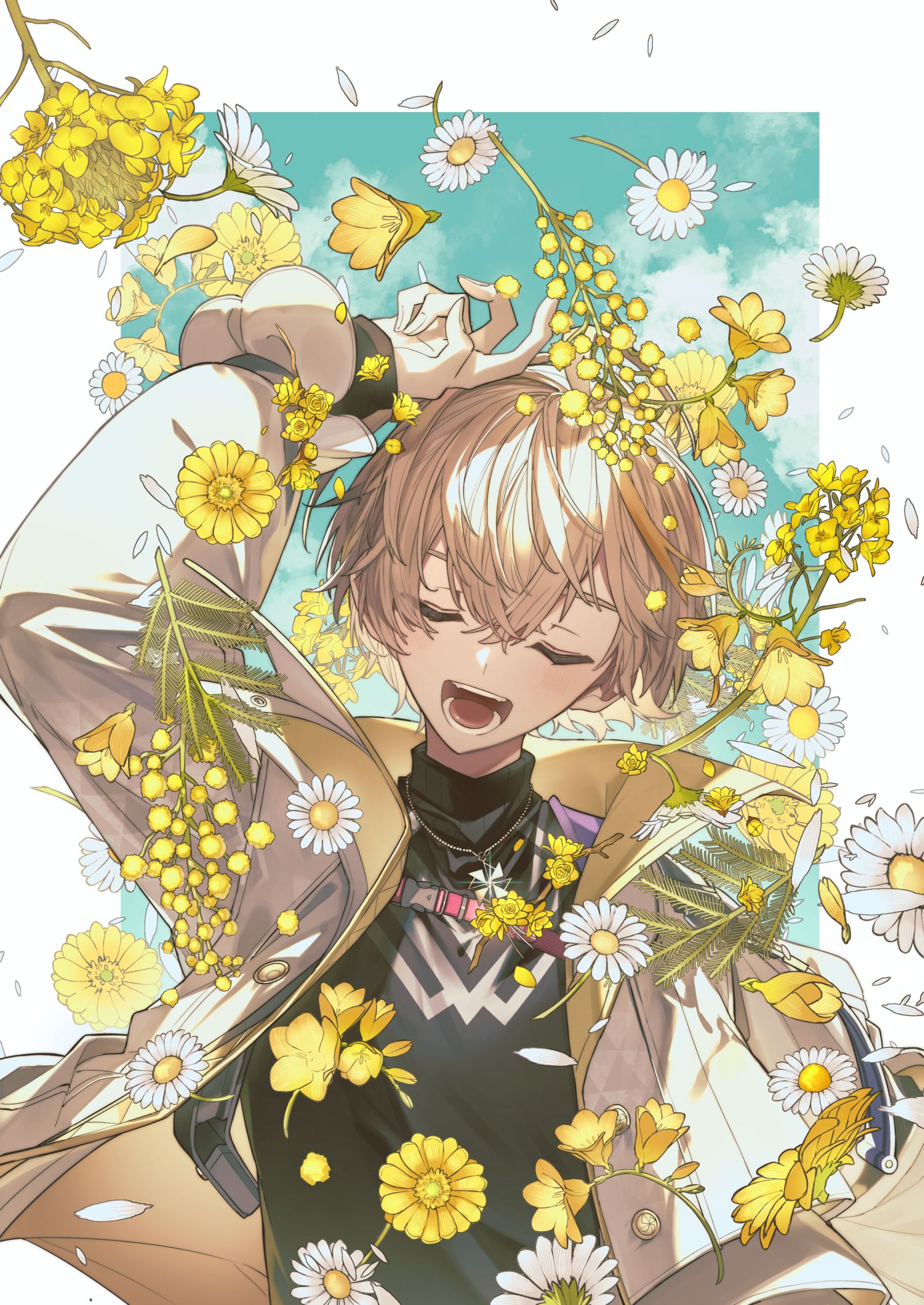 bloomy插画图片壁纸