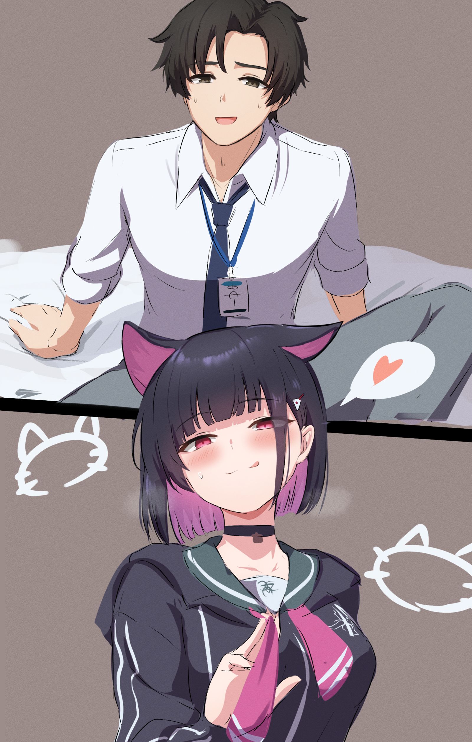 动画老师插画图片壁纸