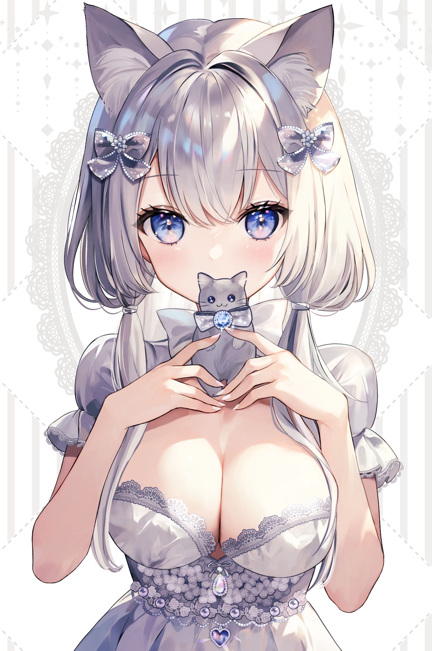 Cat Girl 插画图片壁纸