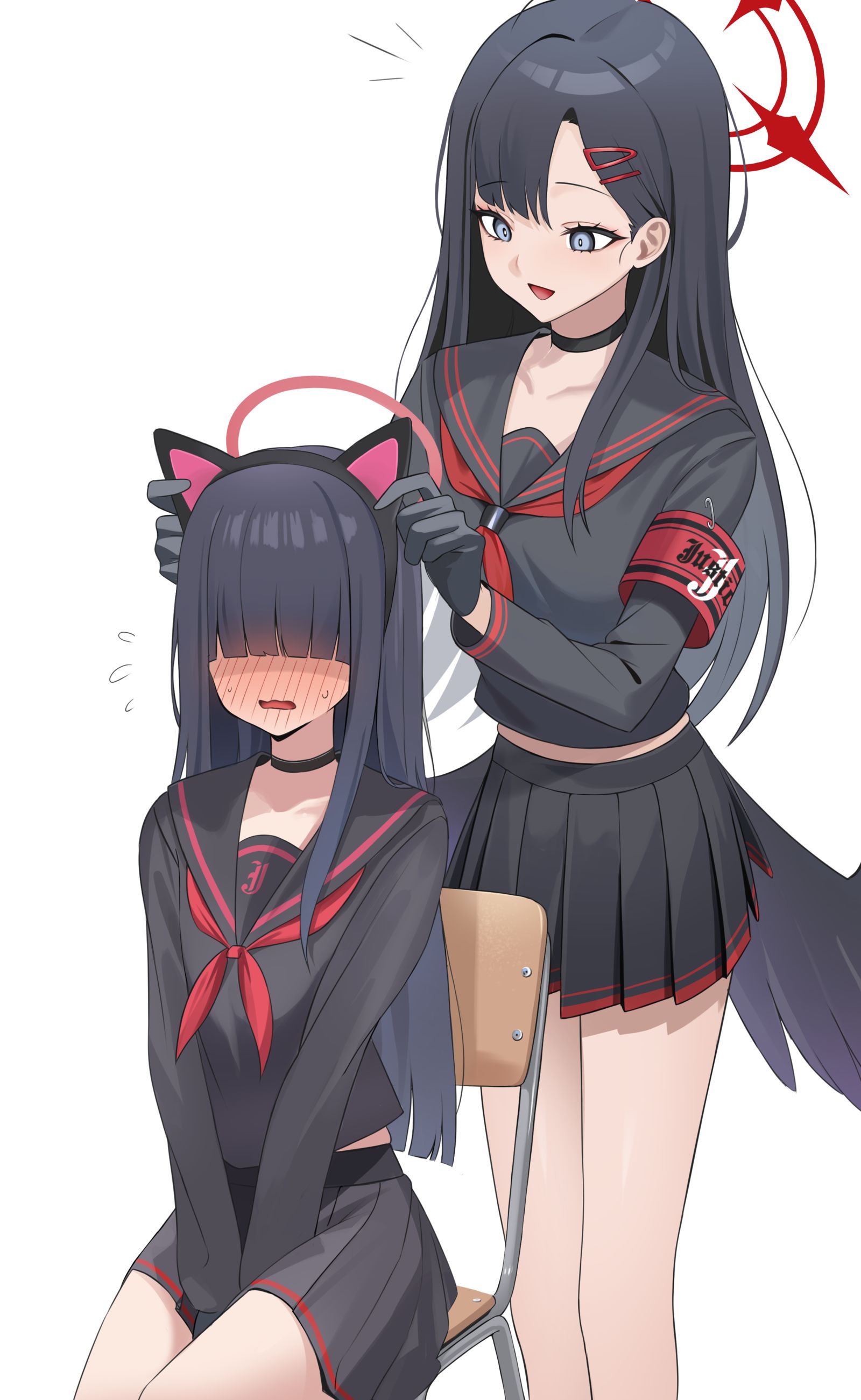 一郎和猫插画图片壁纸