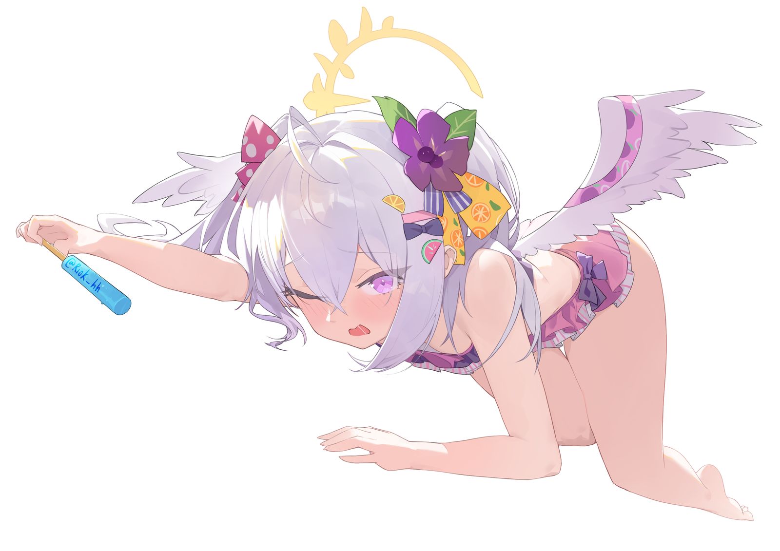 小梓摔倒了插画图片壁纸