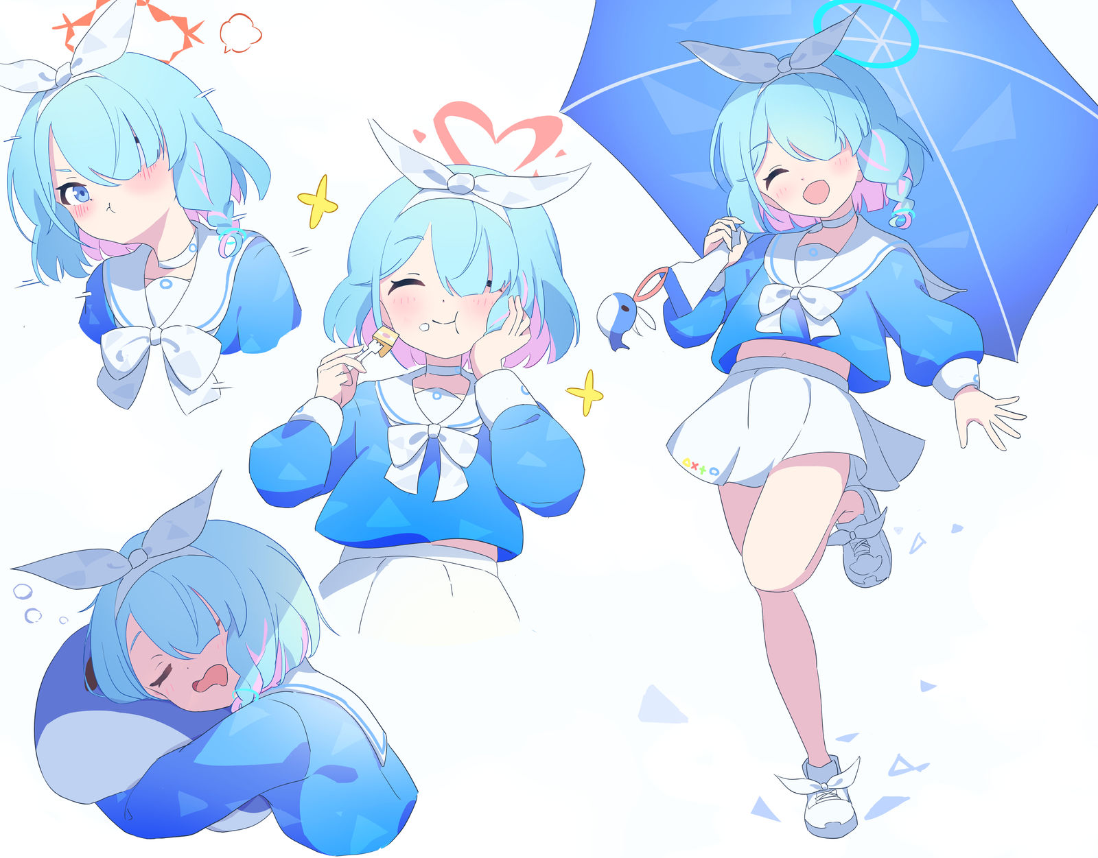 可爱的阿洛娜插画图片壁纸