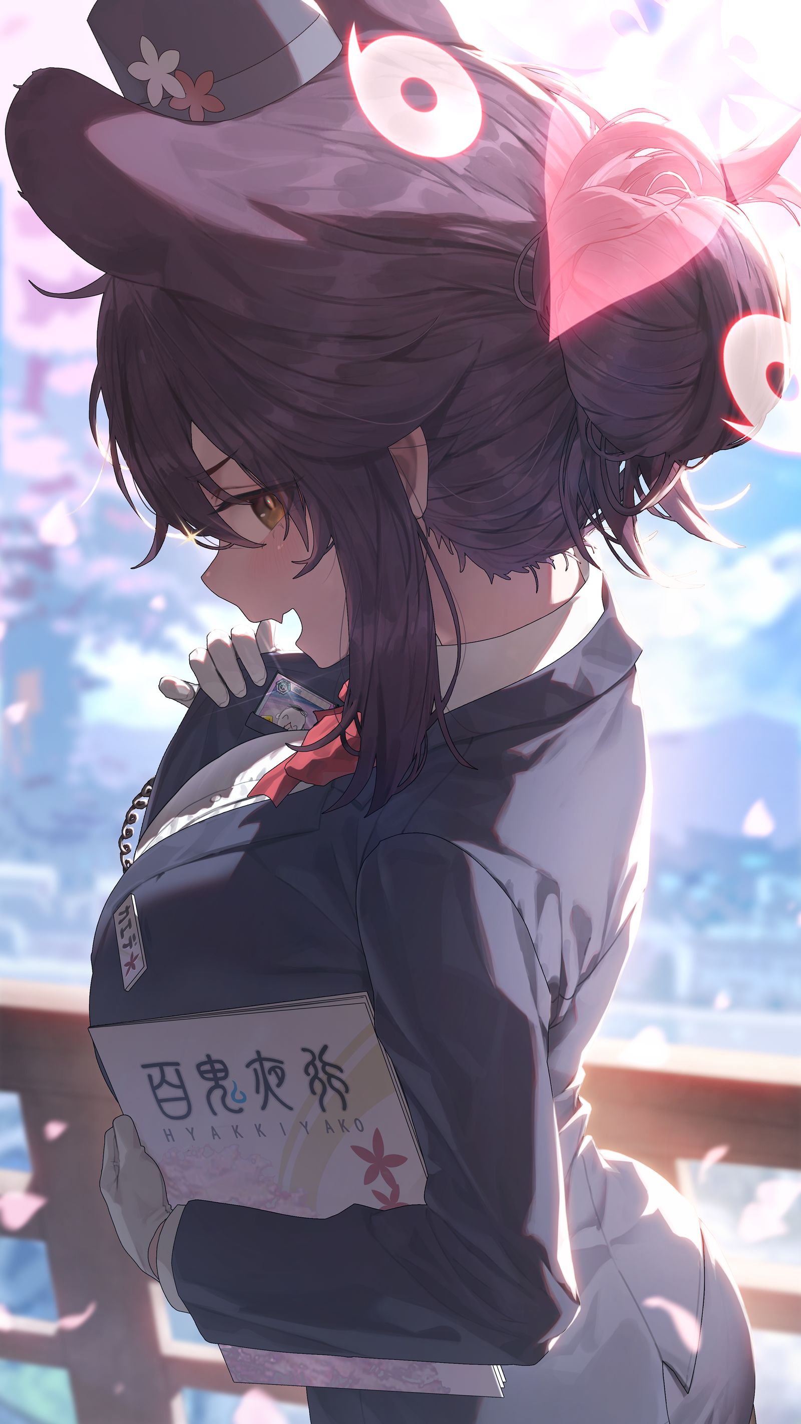 导游枫风扇艺术插画图片壁纸