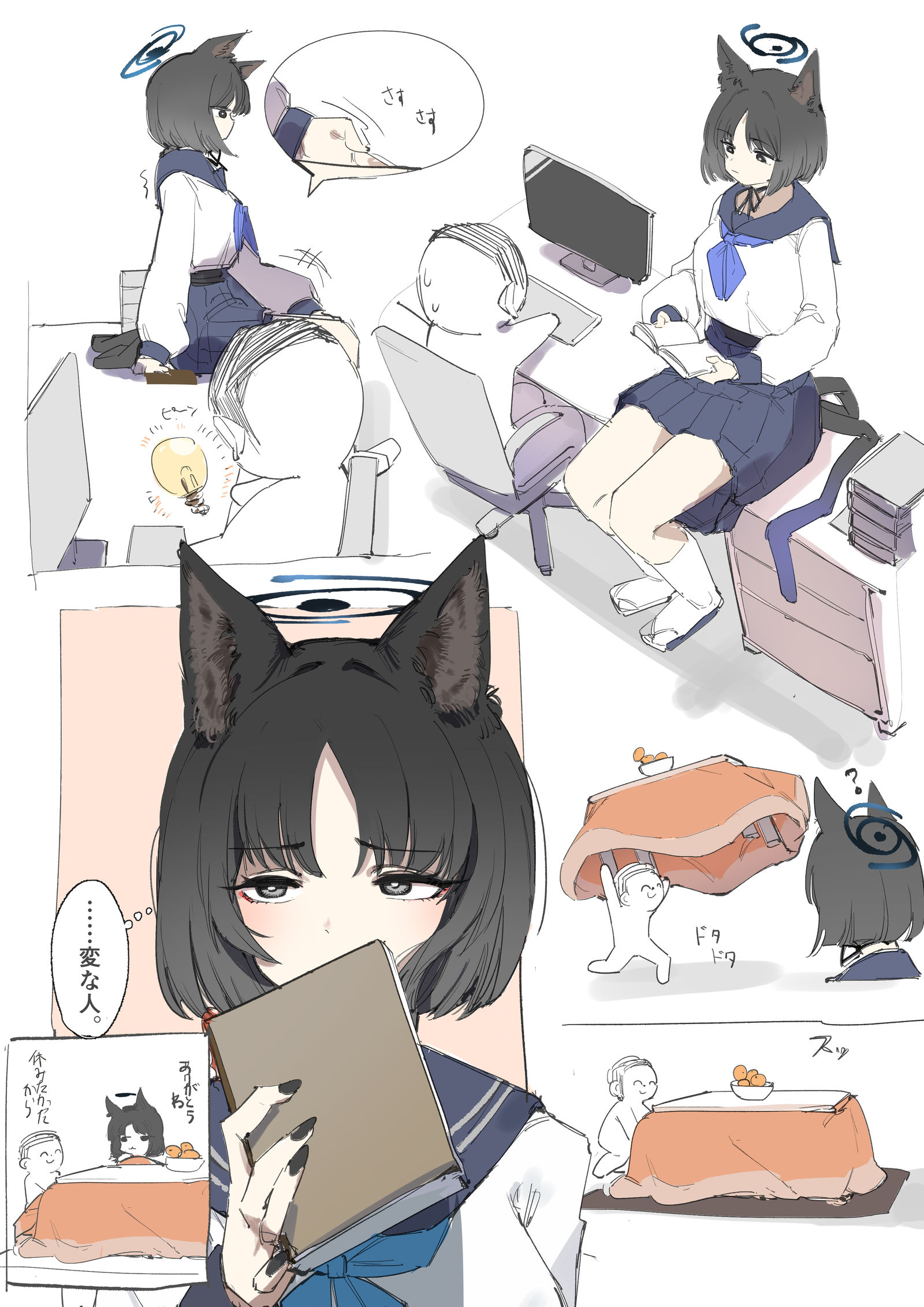 桔梗插画图片壁纸