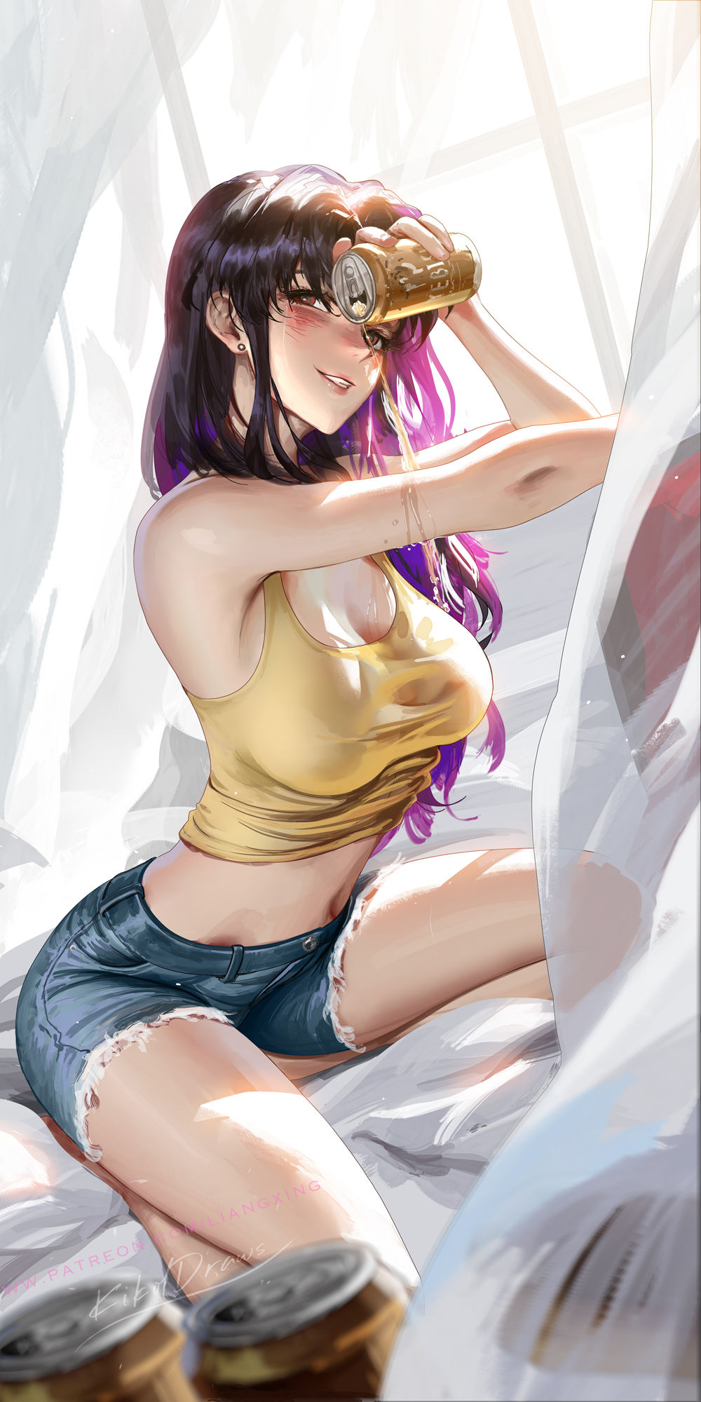 Misato Katsuragi插画图片壁纸