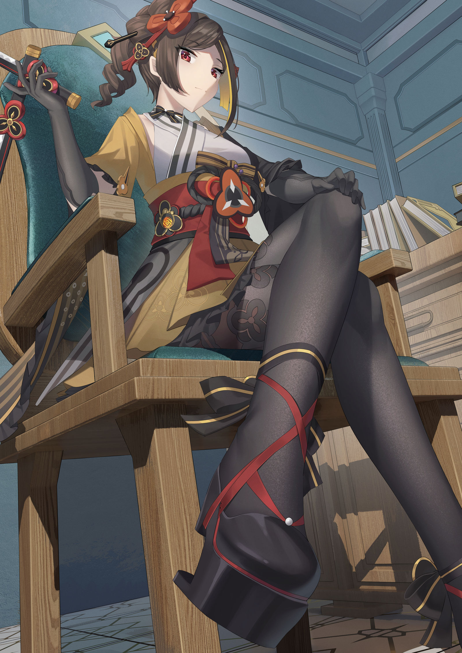 千织插画图片壁纸