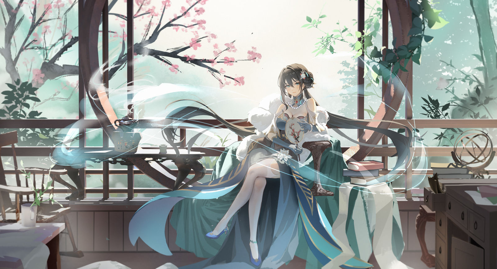 阮梅插画图片壁纸