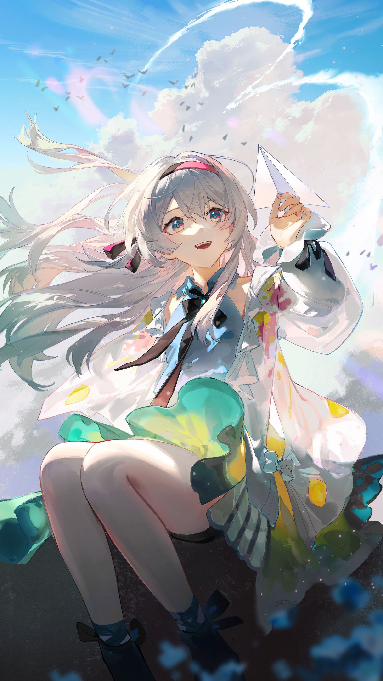 流萤小裙子～插画图片壁纸