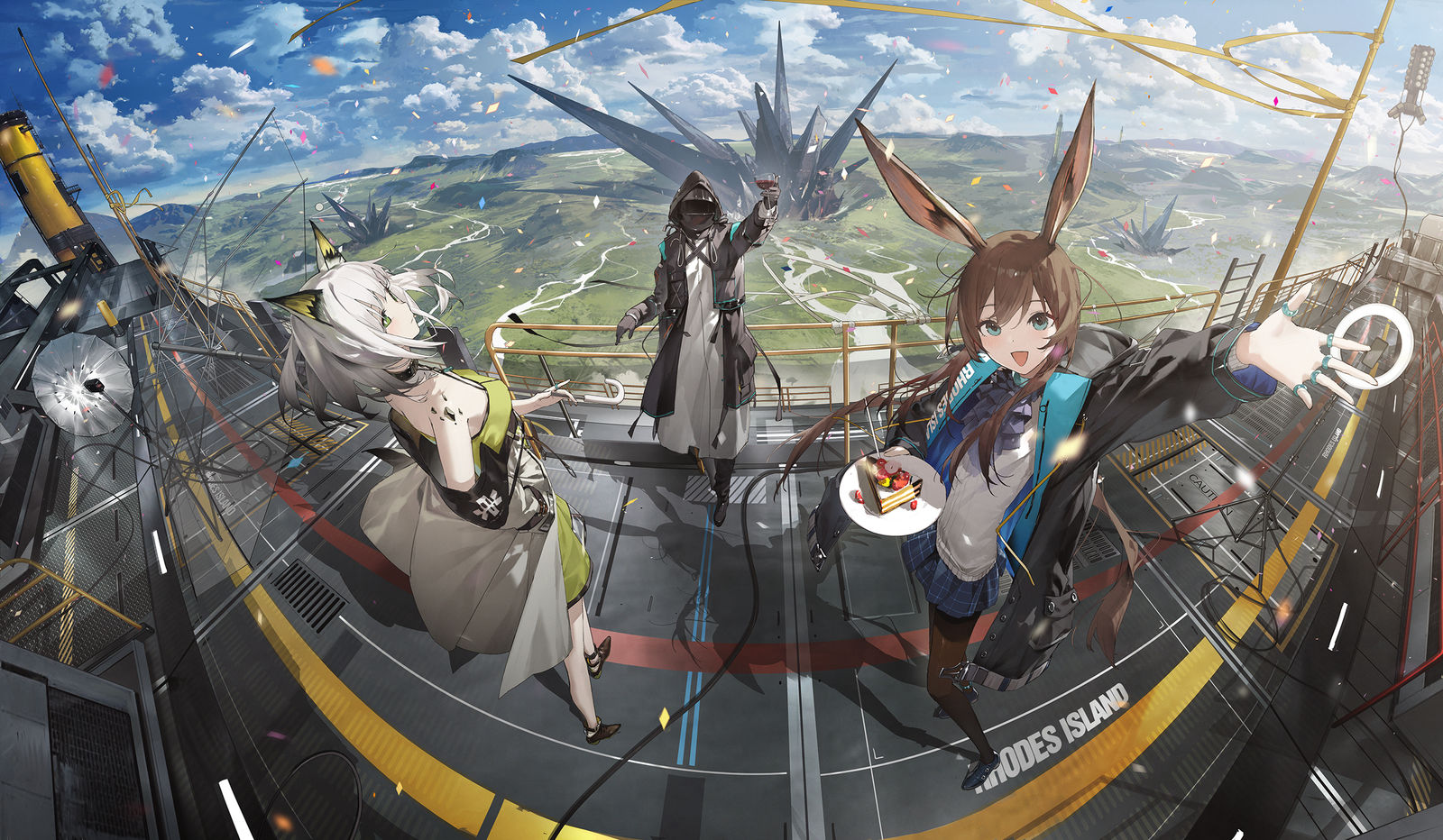 五周年插画图片壁纸