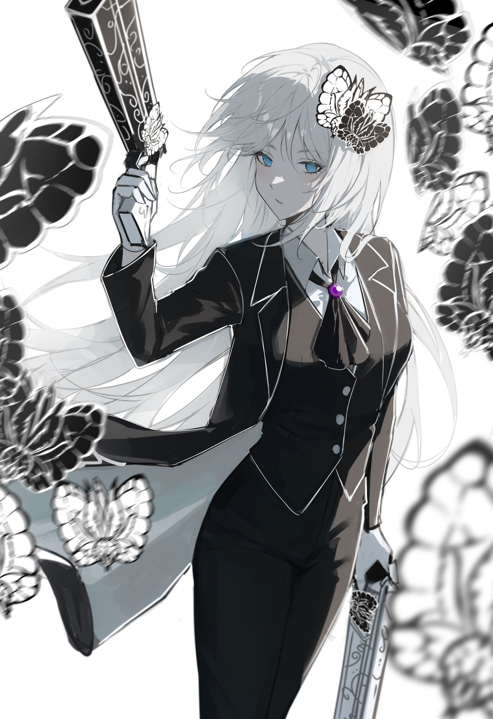 严肃的哀悼浮士德涂鸦插画图片壁纸