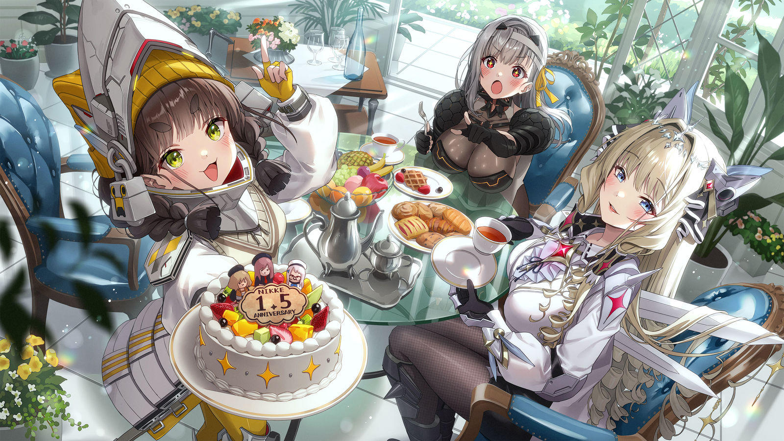 NIKKE1.5anniversary插画图片壁纸
