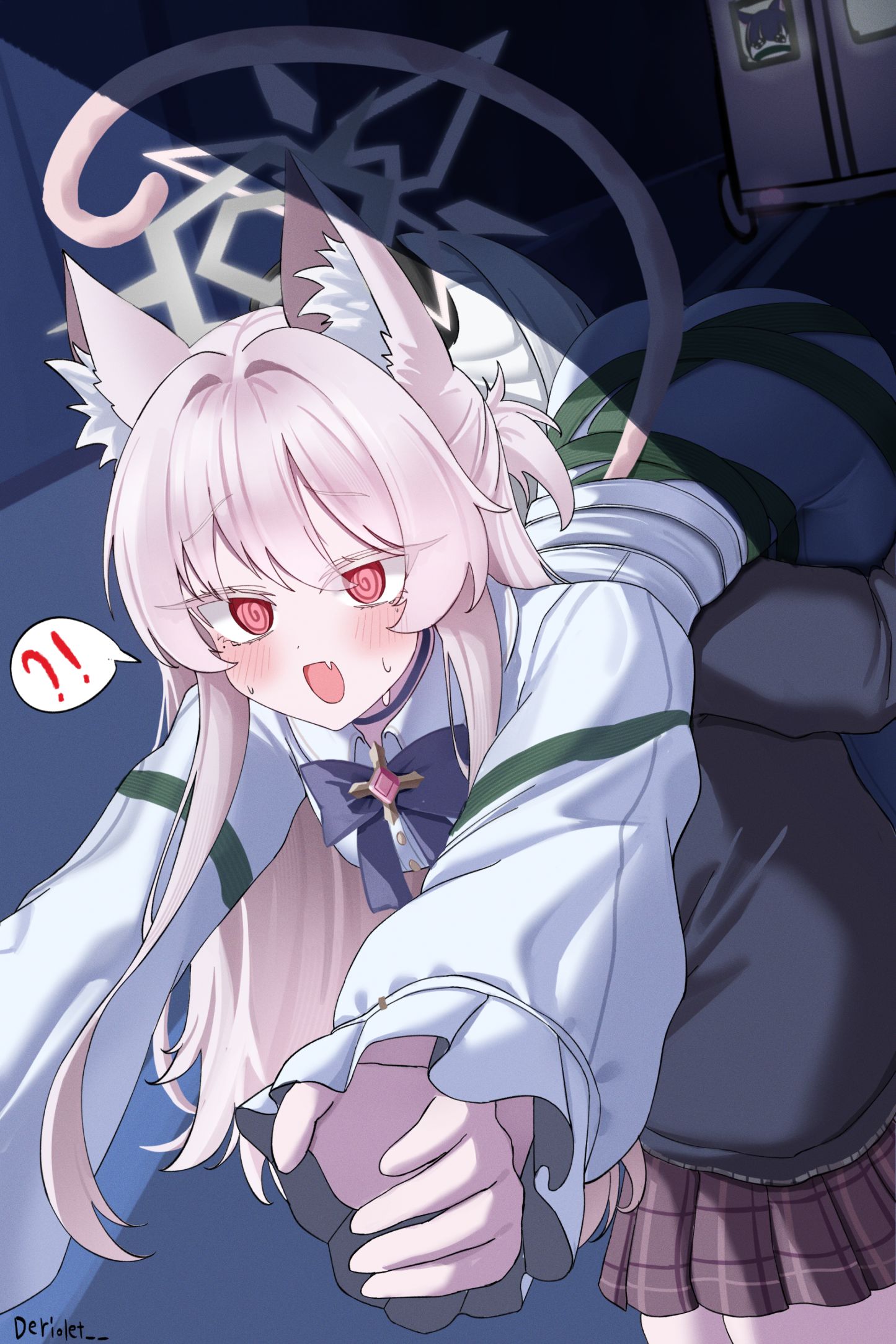 绑架猫插画图片壁纸