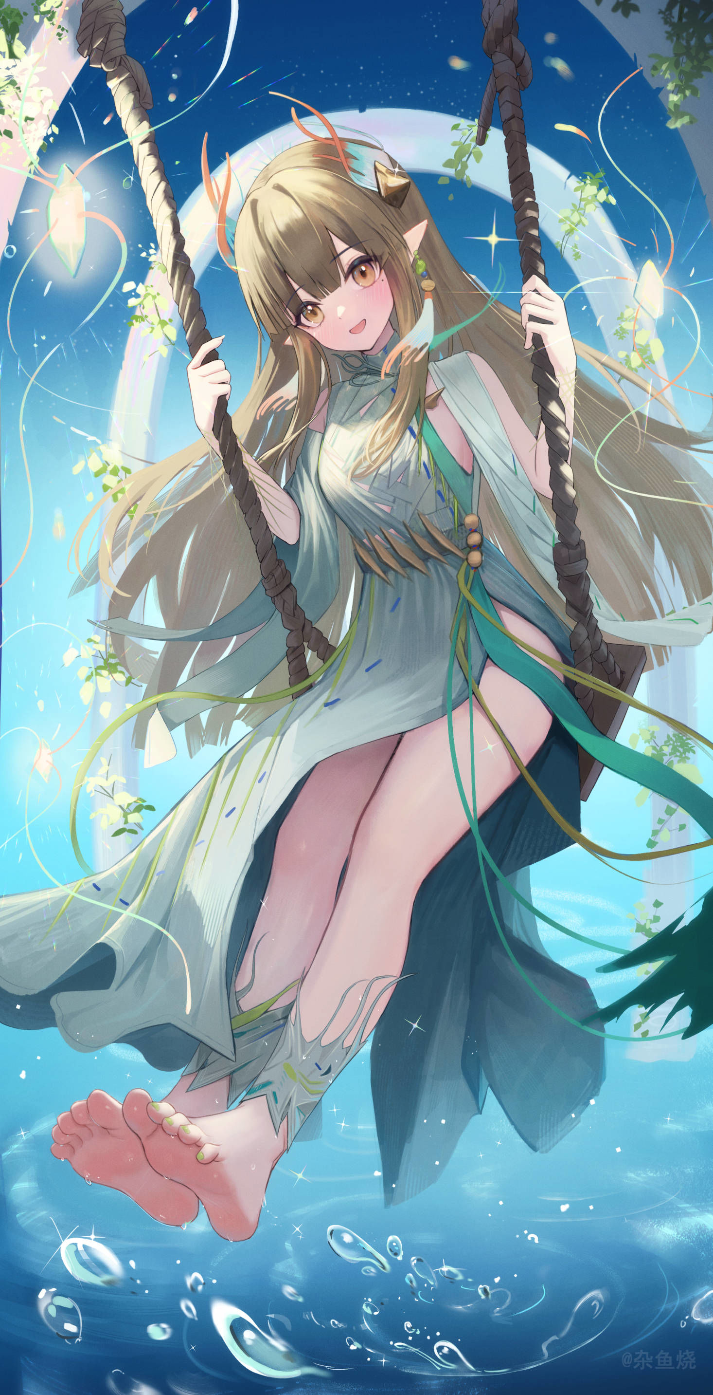 虽然但是，光脚缪缪真香！