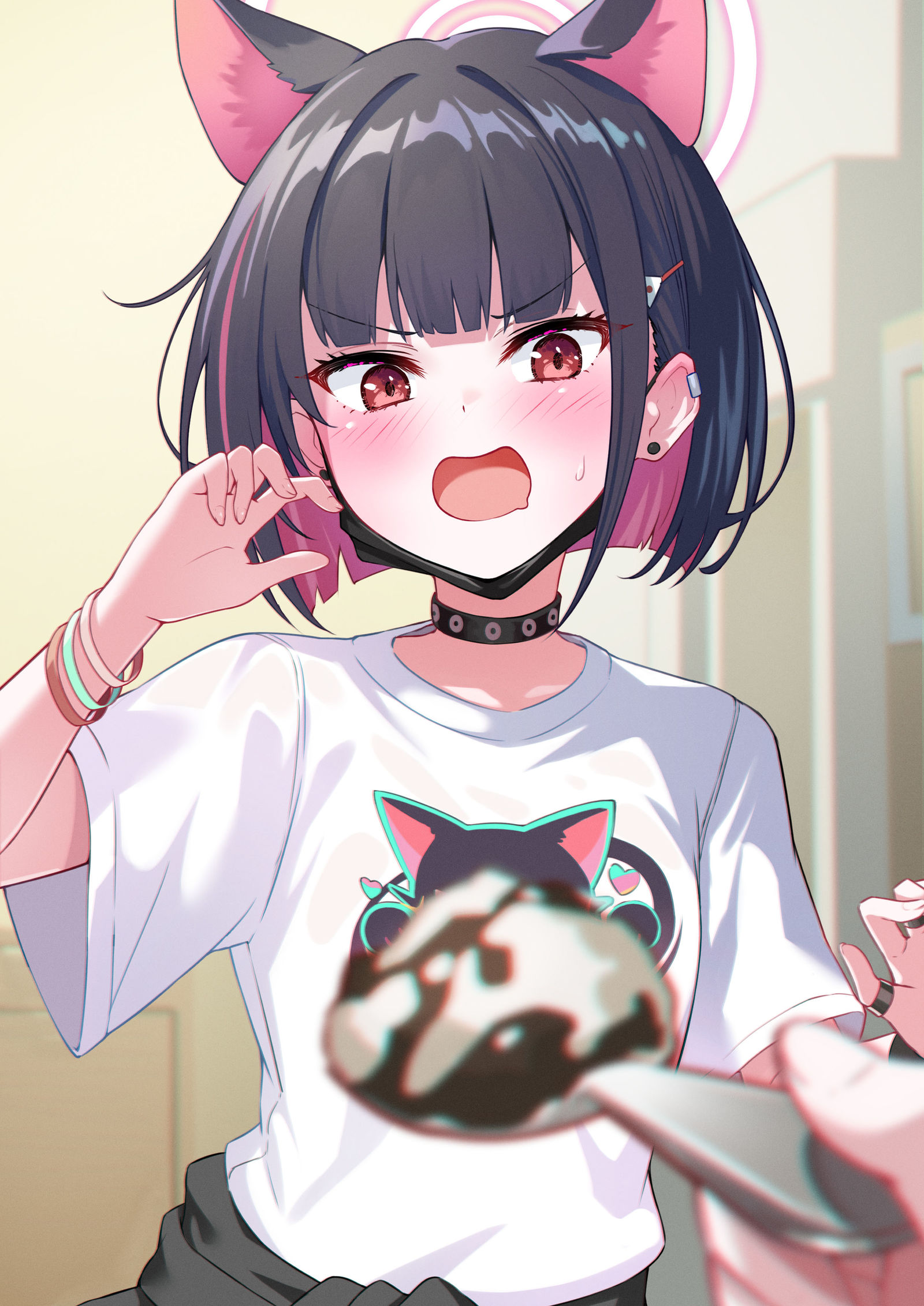 是的，啊！插画图片壁纸