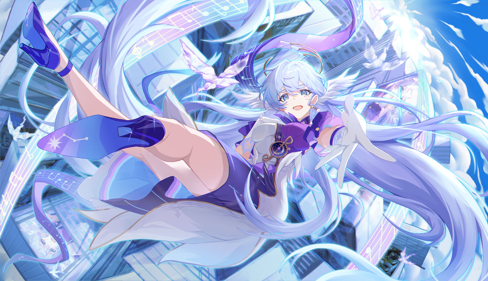 知更鸟插画图片壁纸