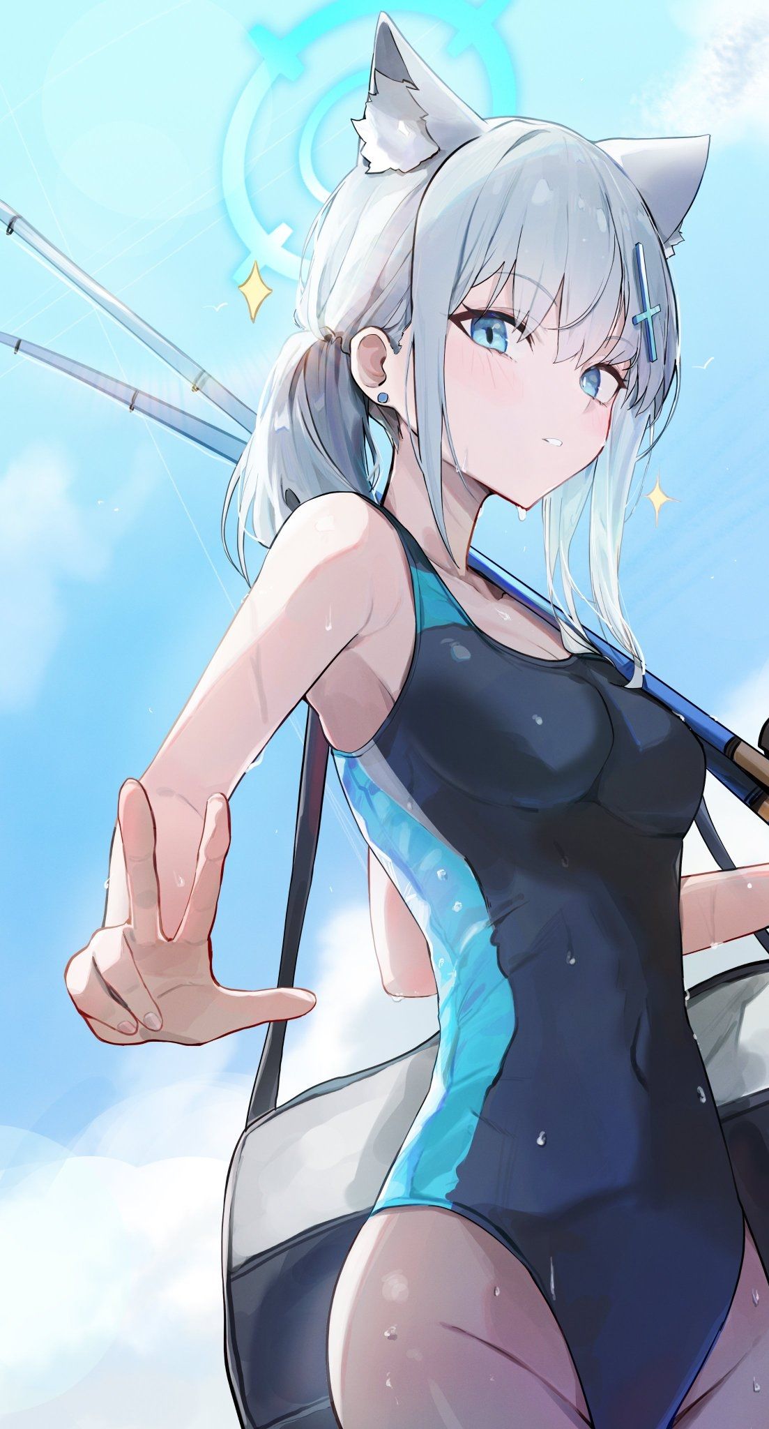 沙狼插画图片壁纸