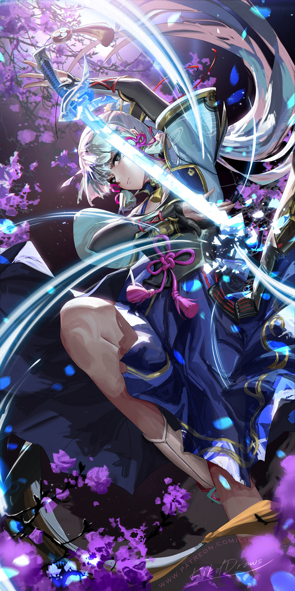 Kamisato Ayaka插画图片壁纸