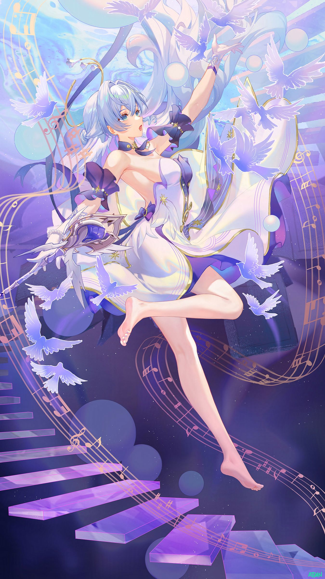 Robin插画图片壁纸