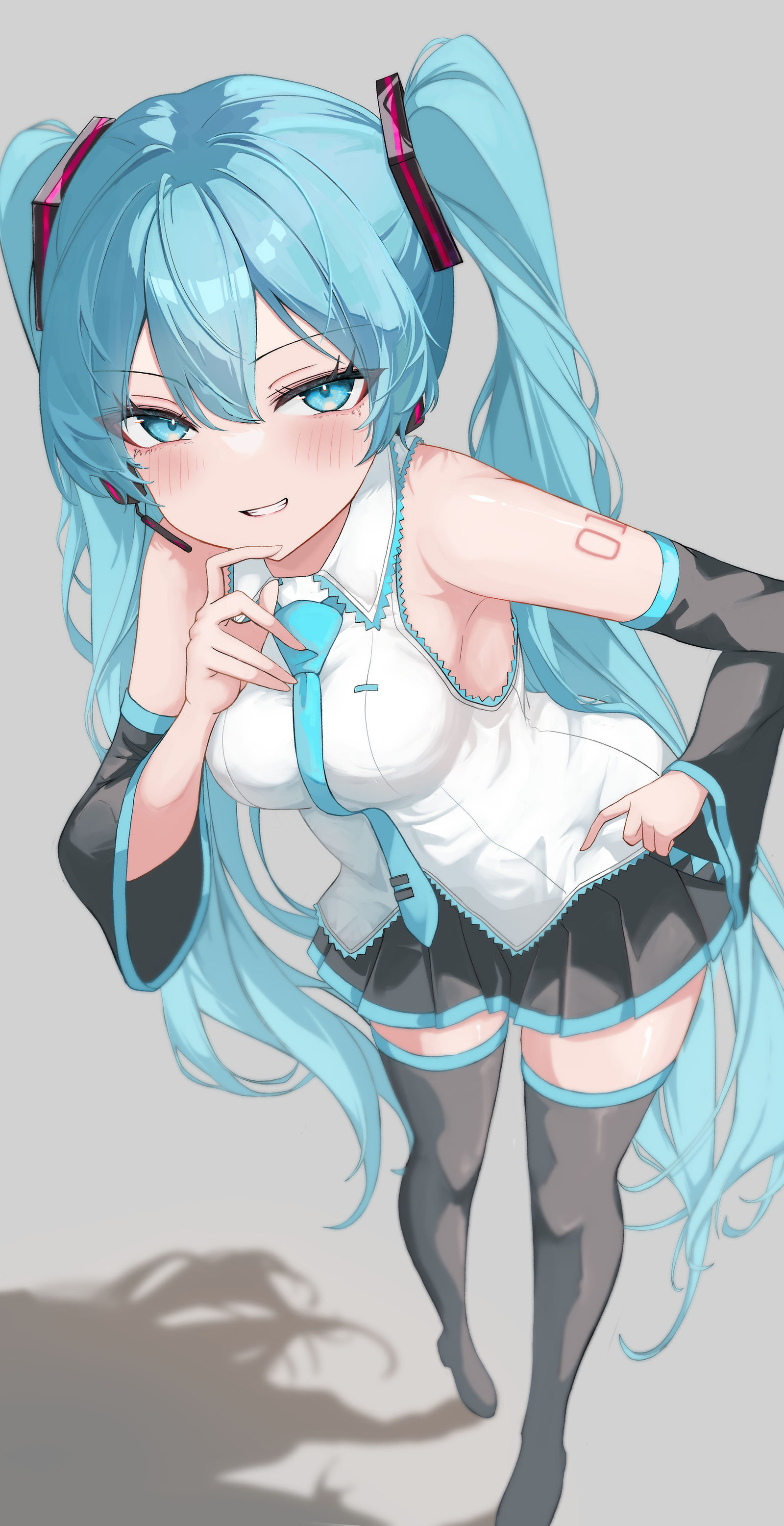 看着尼娅的初音未来