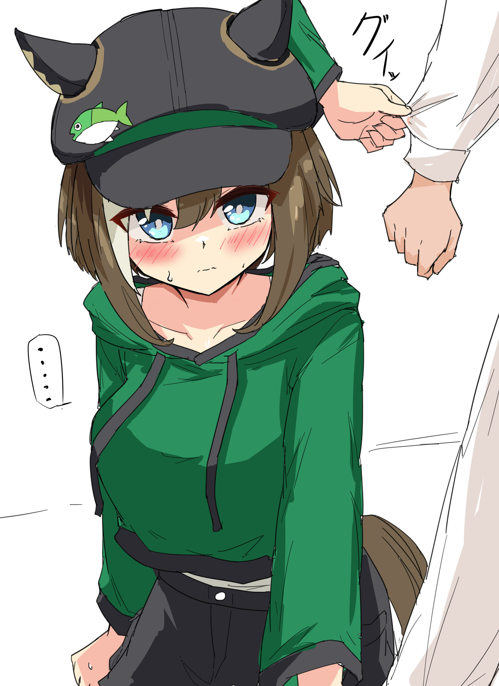 “差不多该回去了吧……嗯？怎么了？”插画图片壁纸