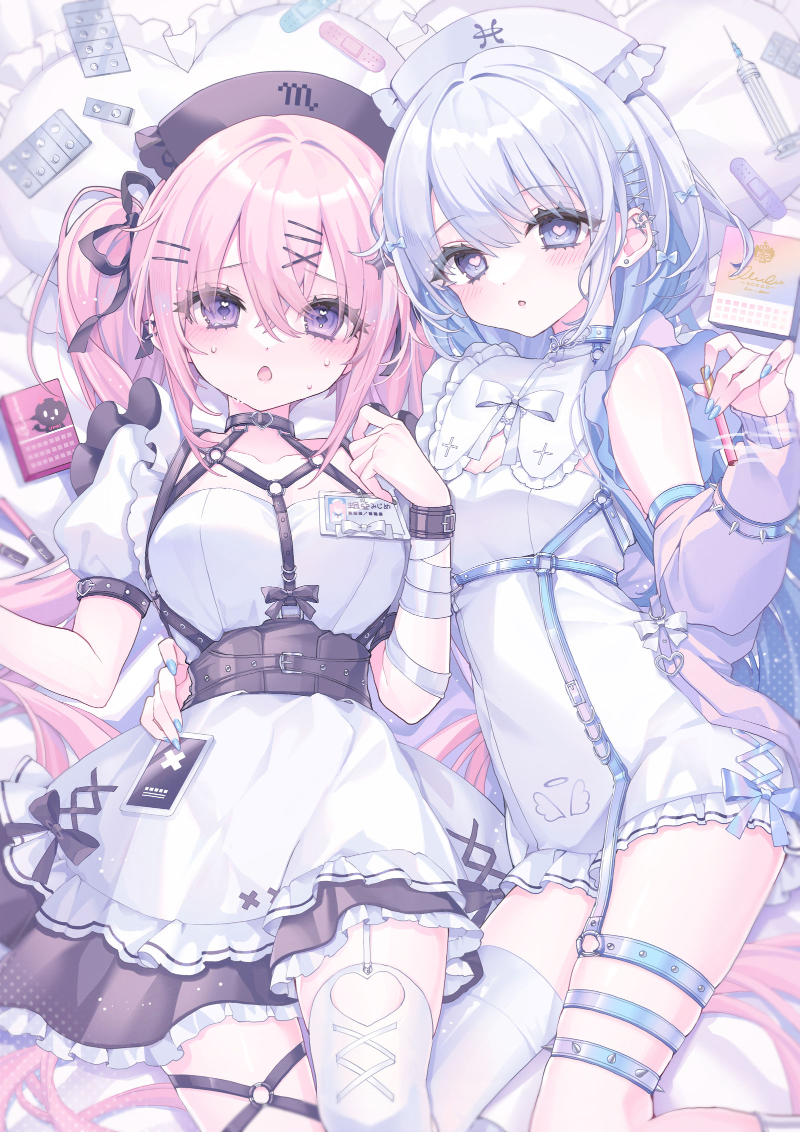 天蝎座和双鱼座插画图片壁纸