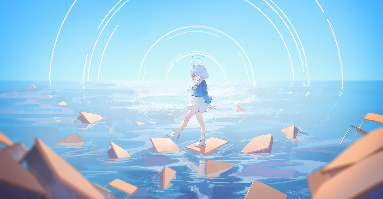 阿罗那插画图片壁纸