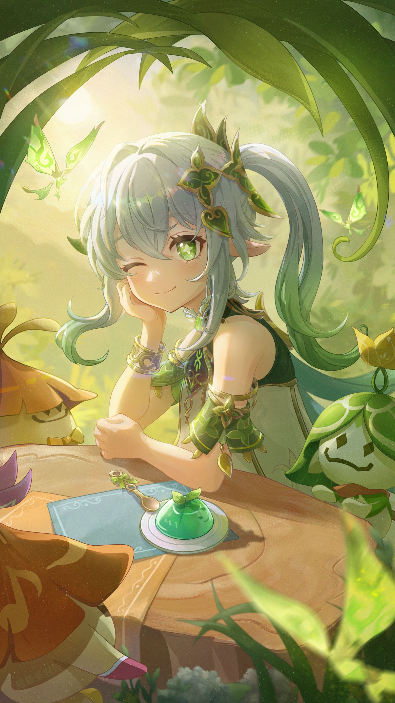 闲憩午后插画图片壁纸