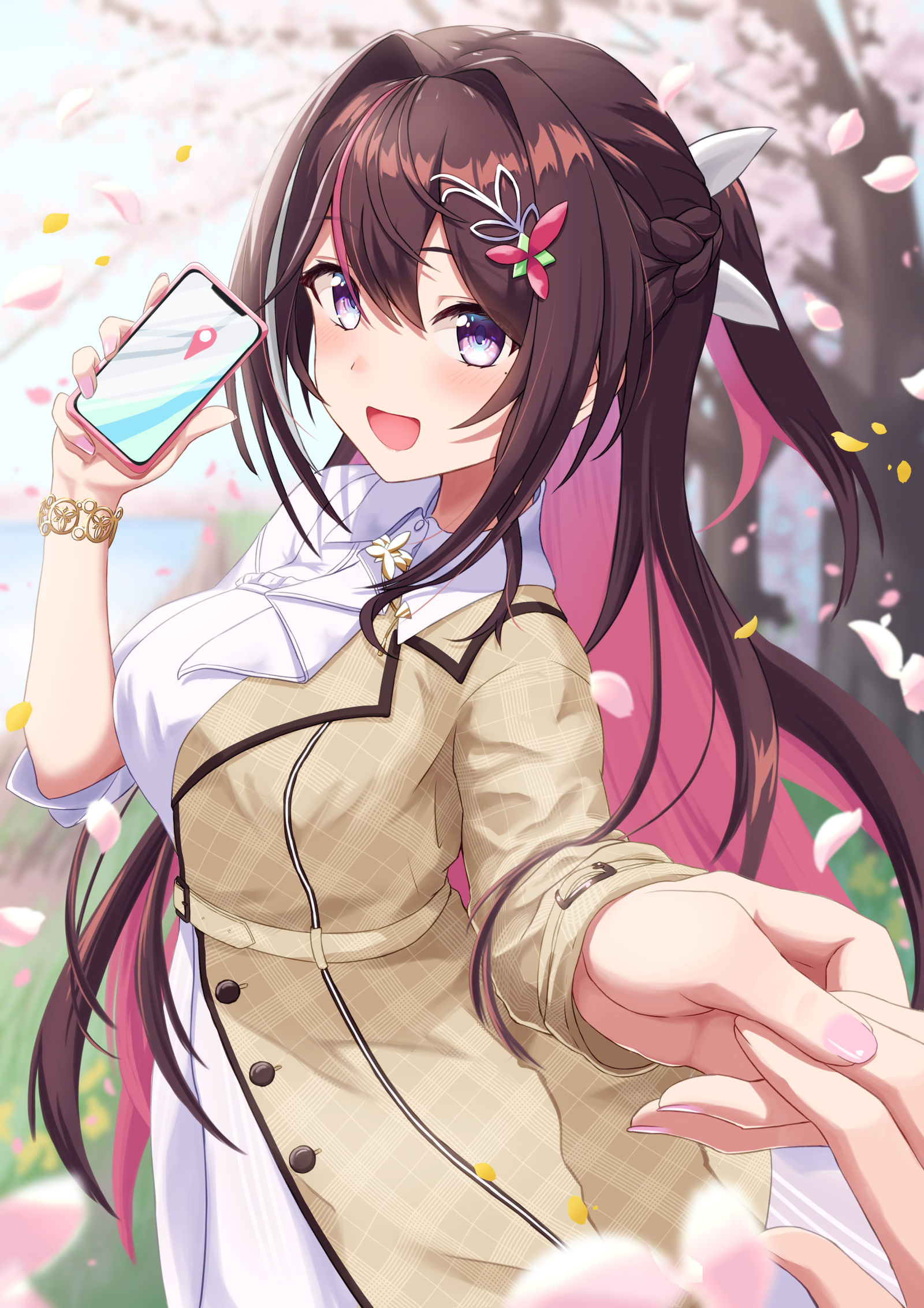 “一起去吧。”插画图片壁纸