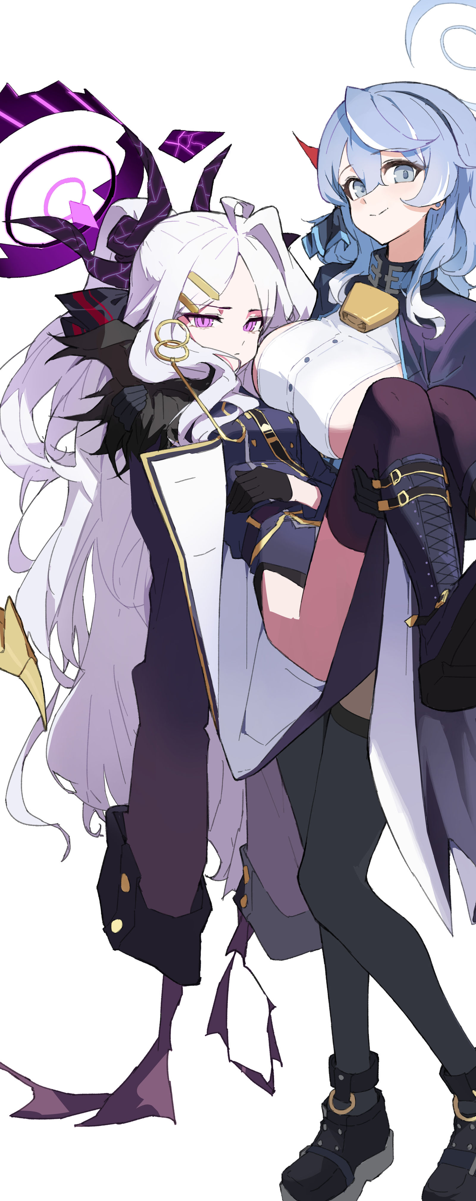 希娜&阿科插画图片壁纸