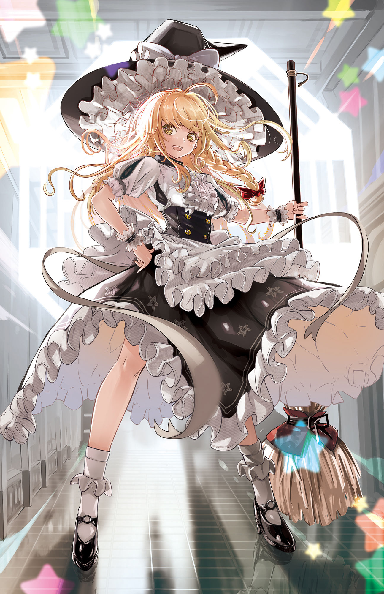 霧雨魔理沙插画图片壁纸