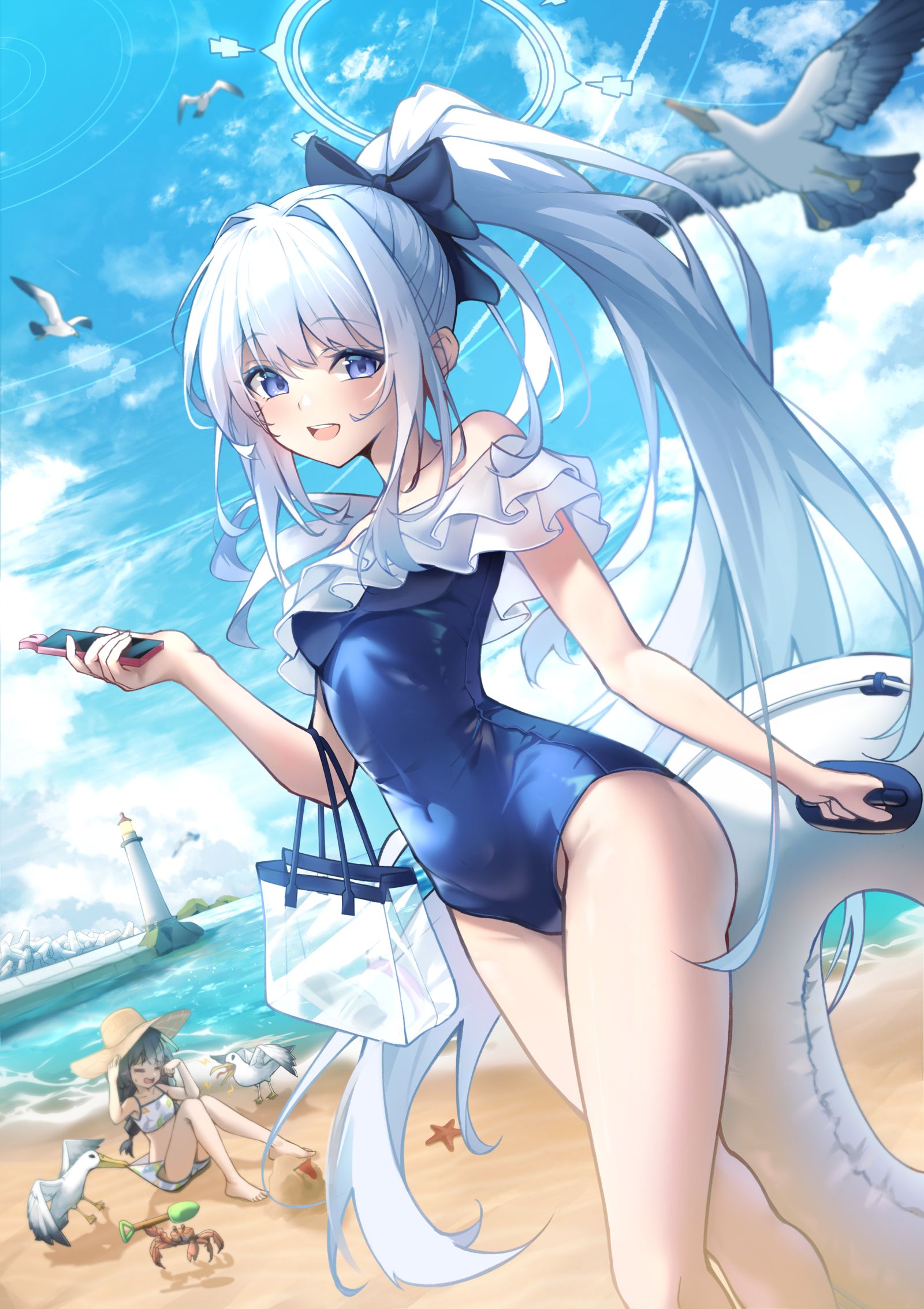 小雅暑假插画图片壁纸