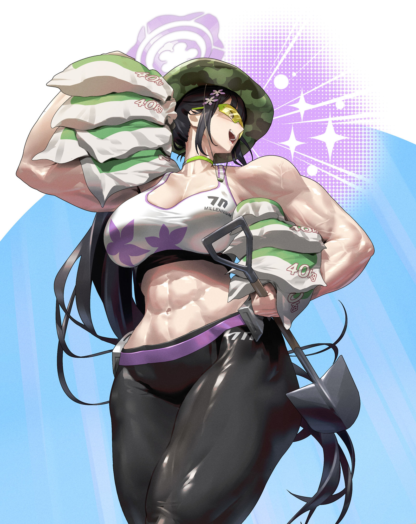 无题-乙花スミレ肌肉娘