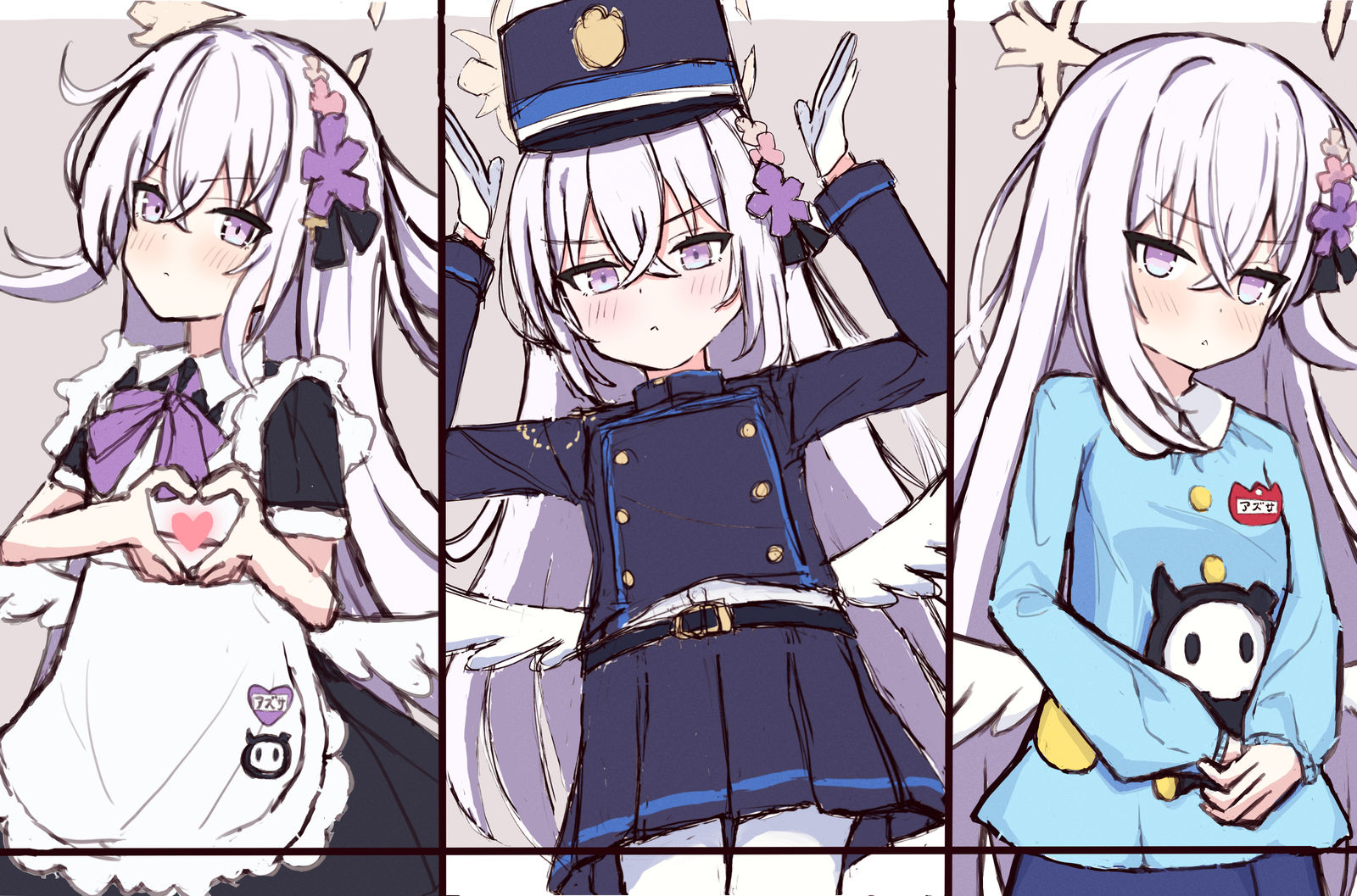 阿兹莎cosplay集插画图片壁纸